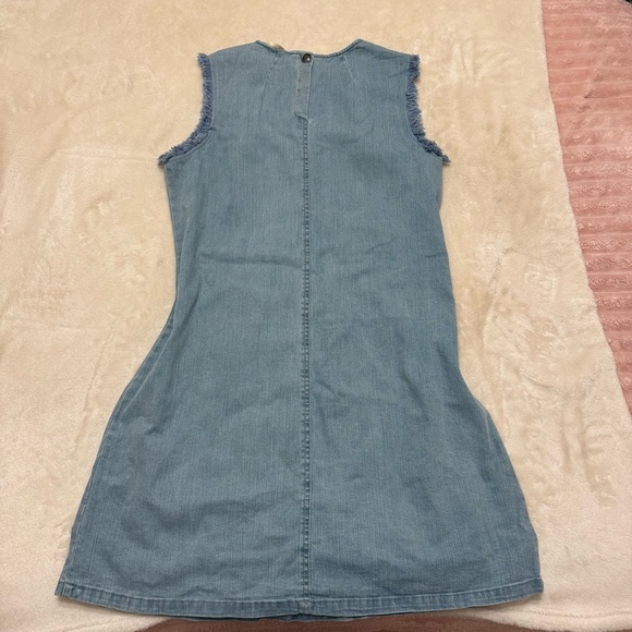 Hope & Harlow Light Blue Denim Dress Size 6 - Picture 3 of 3